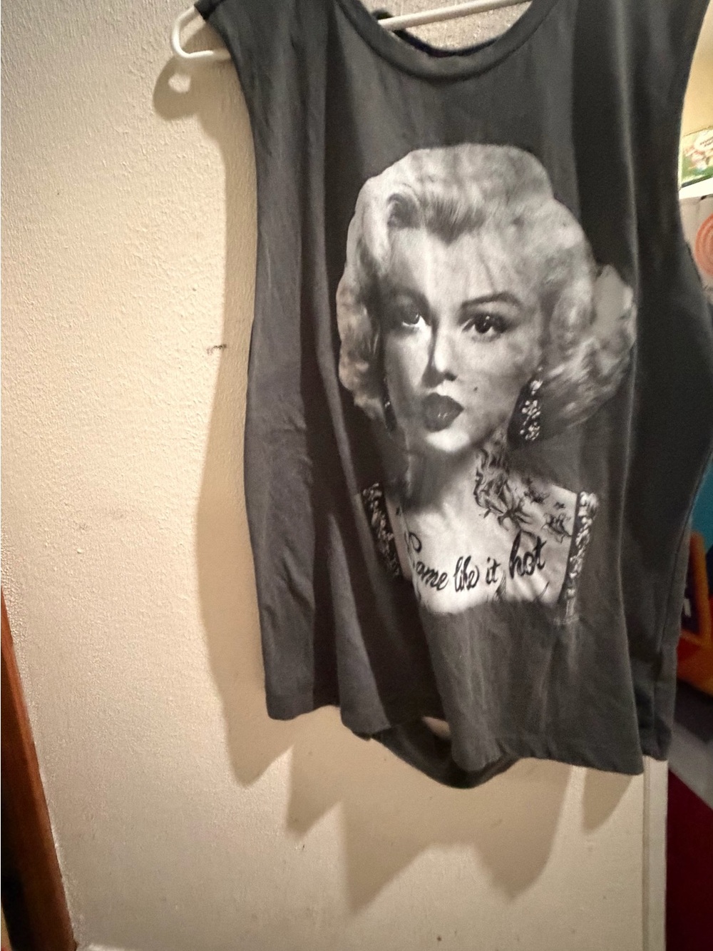Marilyn Monroe tank top.